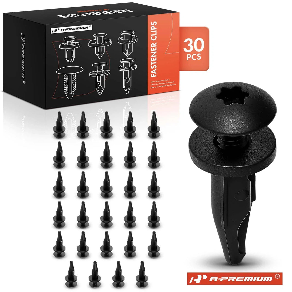 30Pcs Bumper Cover Door Panel Retainer Clips for Chevy