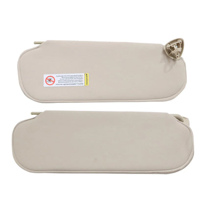 Pair of Beige Sun Visors for GMC Chevy Savana Express 2003-2019