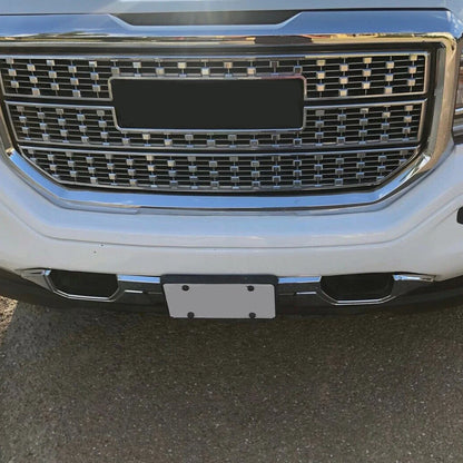 Chrome Front Bumper Skid Plate Armor for GMC Sierra 1500 (2016-2019)