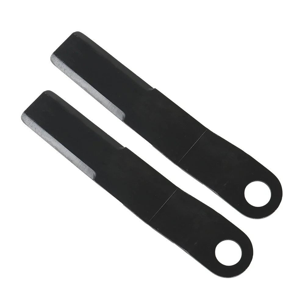 2X AR400 Steel Blades for Mower King Skidsteer Brush Hog Cutter
