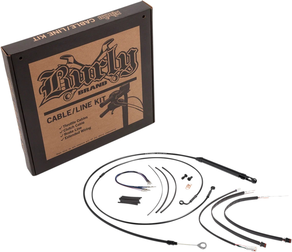 Handlebar Cable/Brake Line Kit for Burly Ape Handlebars (14")