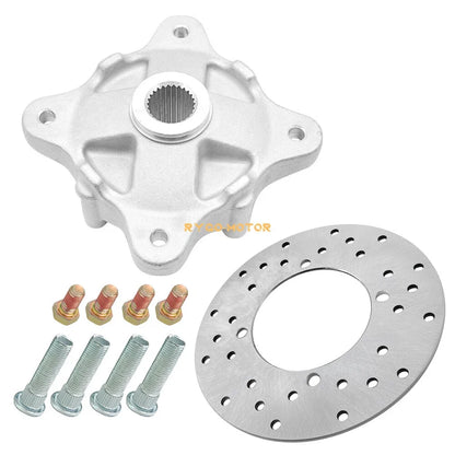 Rear Hub Assembly with Brake Rotor & Studs for Polaris RZR 570/800