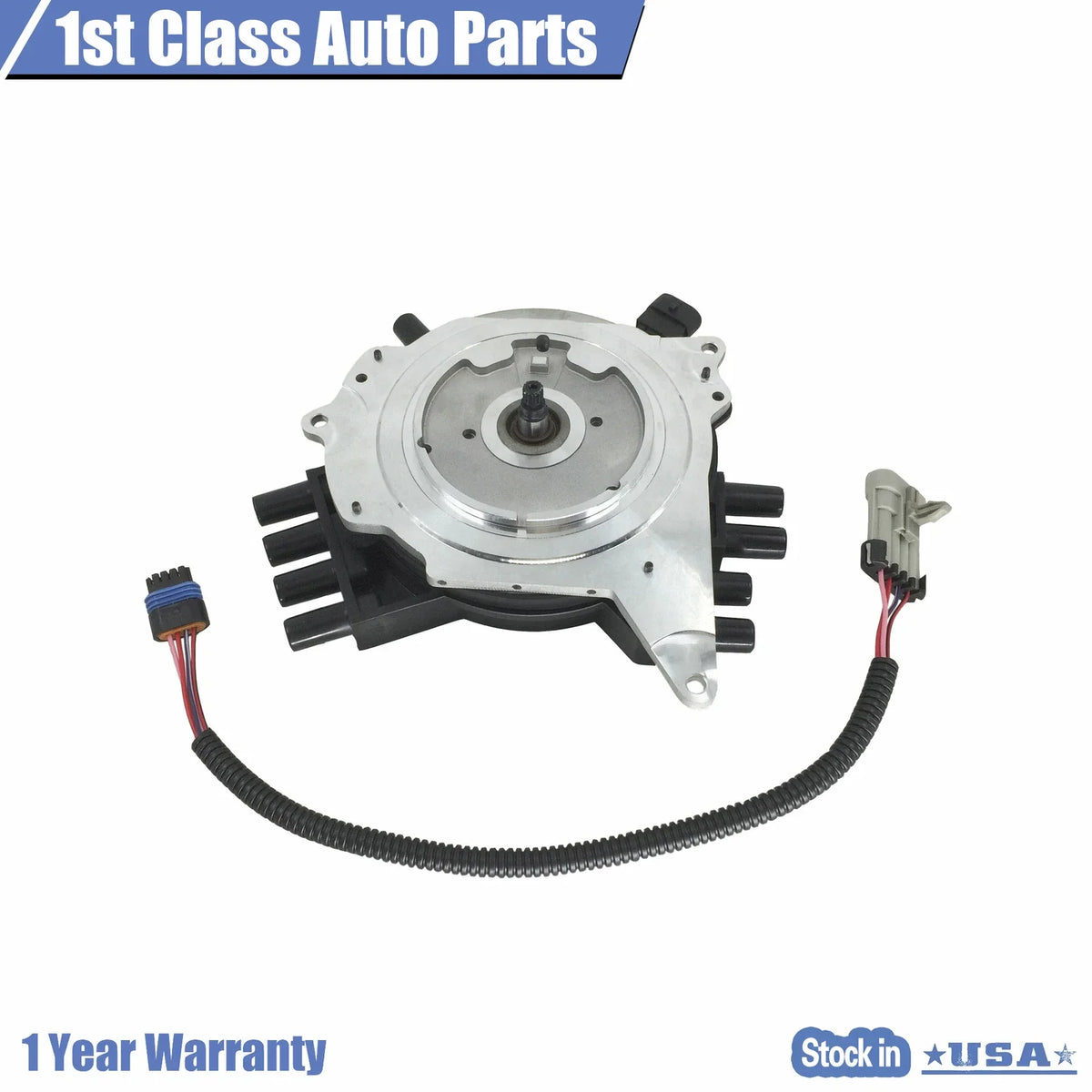 Ignition Distributor with Wire Harness for Chevy Pontiac