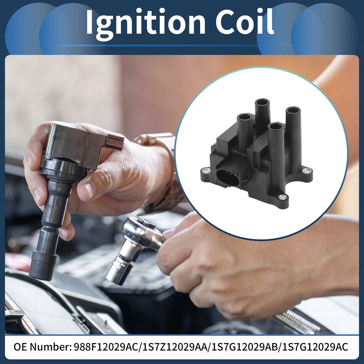Ignition Coil Pack No. 988F12029AC for Ford Courier (2002–2007)