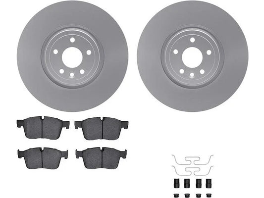 Front Brake Pad and Rotor Kit for Jaguar XF (2016, 2021–2024) TX252MN
