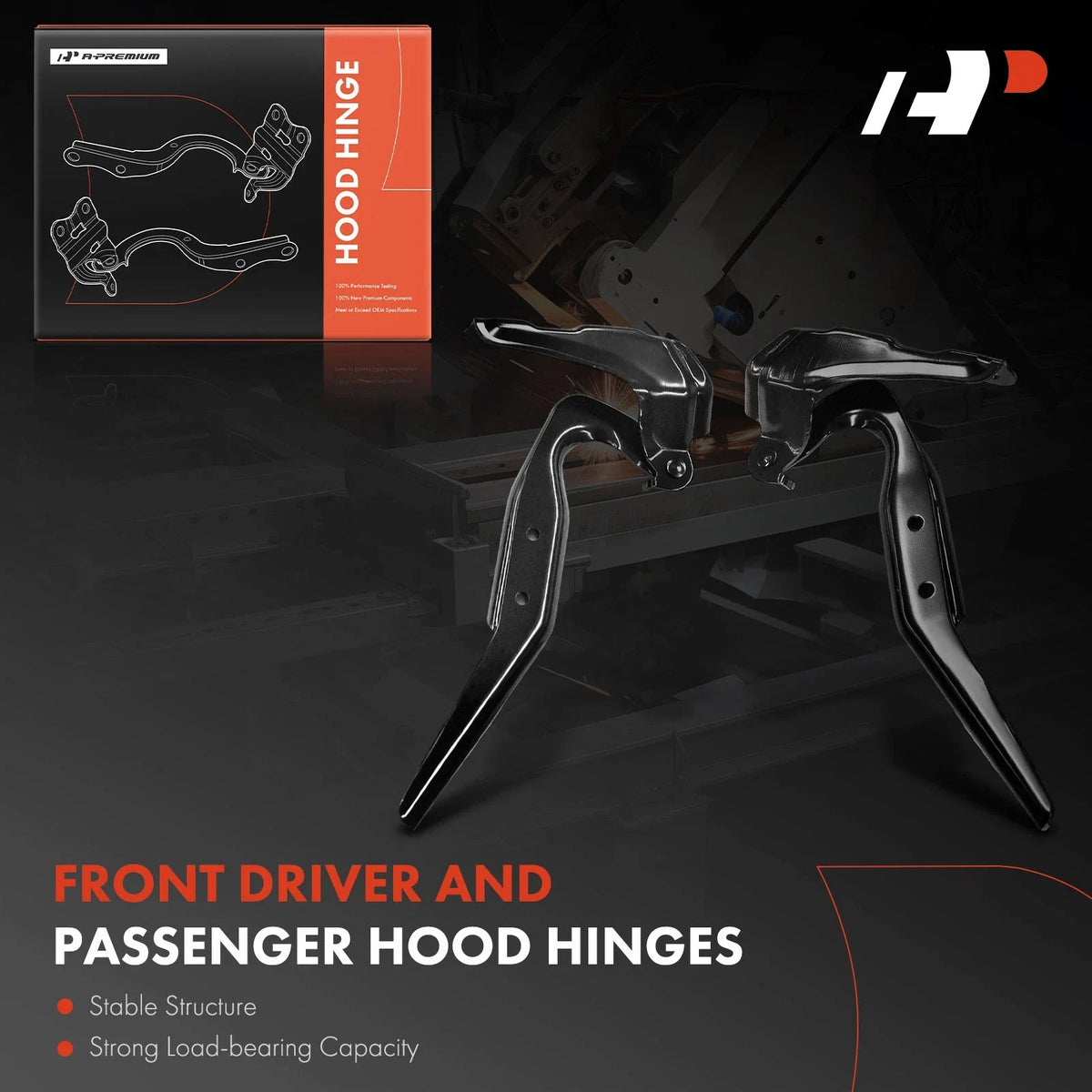 Hood Hinges - Pair of 2 for Honda CR-V (2023-2025)