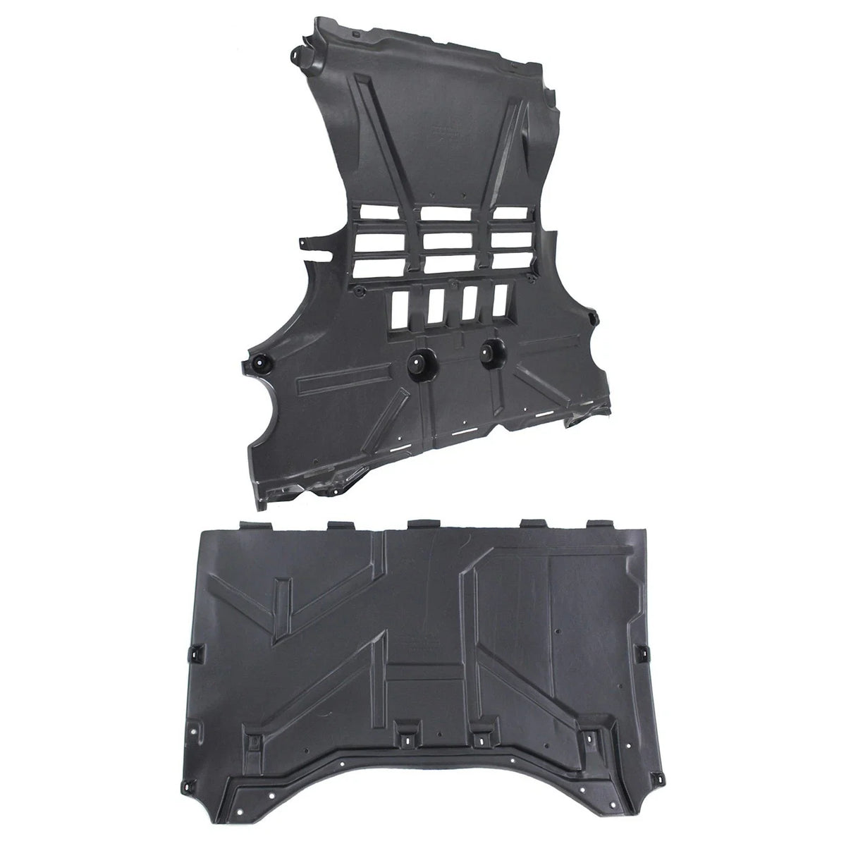 2-Piece Engine Splash Shield Set for Smart Fortwo 2010-2013