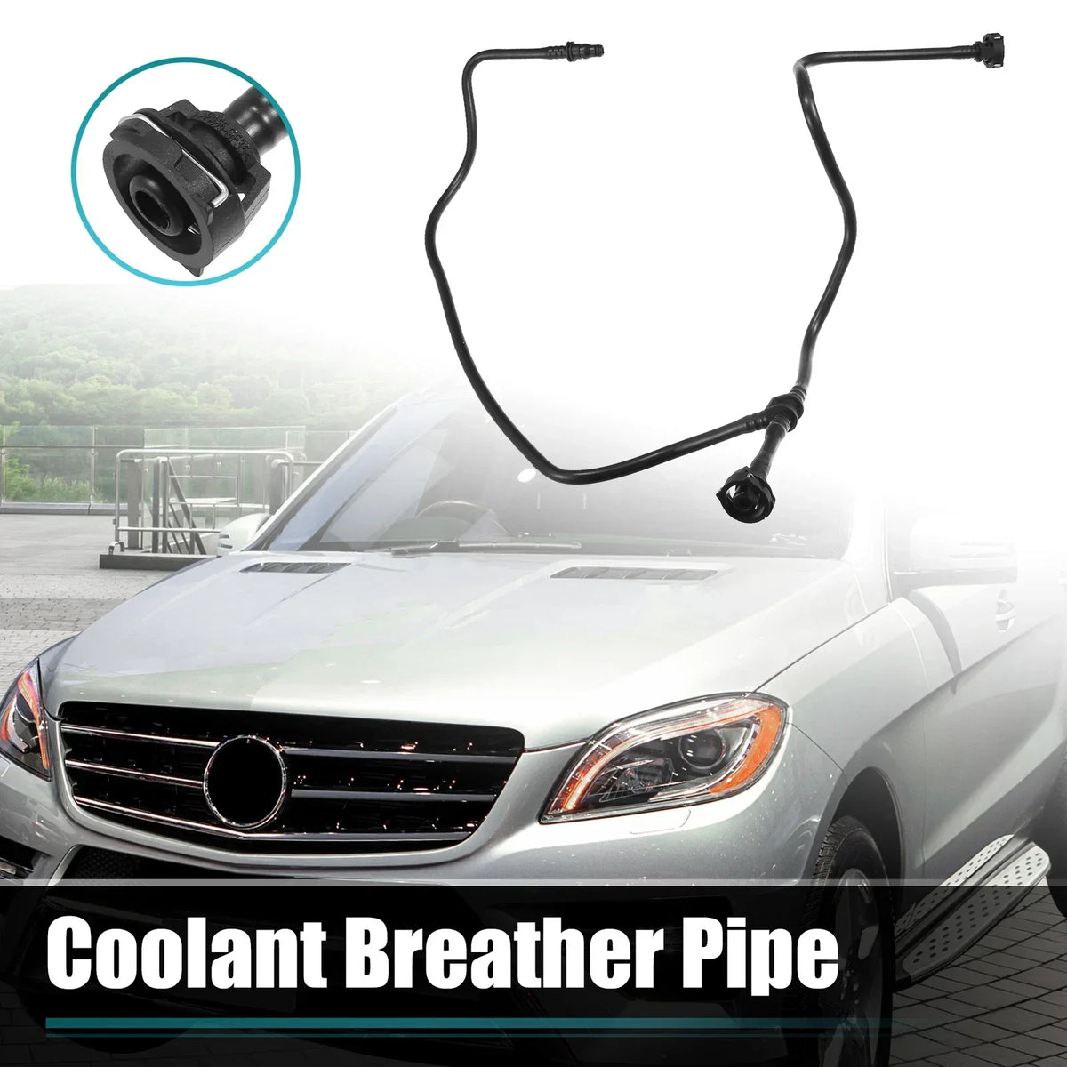 Coolant Radiator Overflow Hose for GL450 GL63 Mercedes-Benz 2007-2012