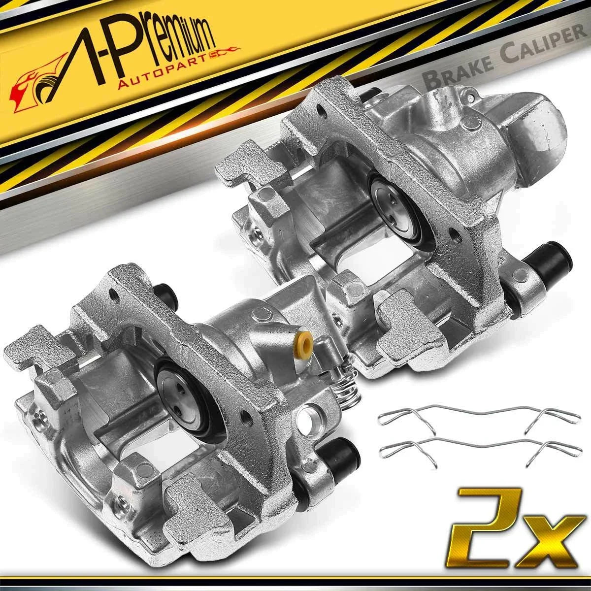 Pair Rear Brake Calipers for Ford Escape (2013–2016) Mazda 3 (2009–2013)