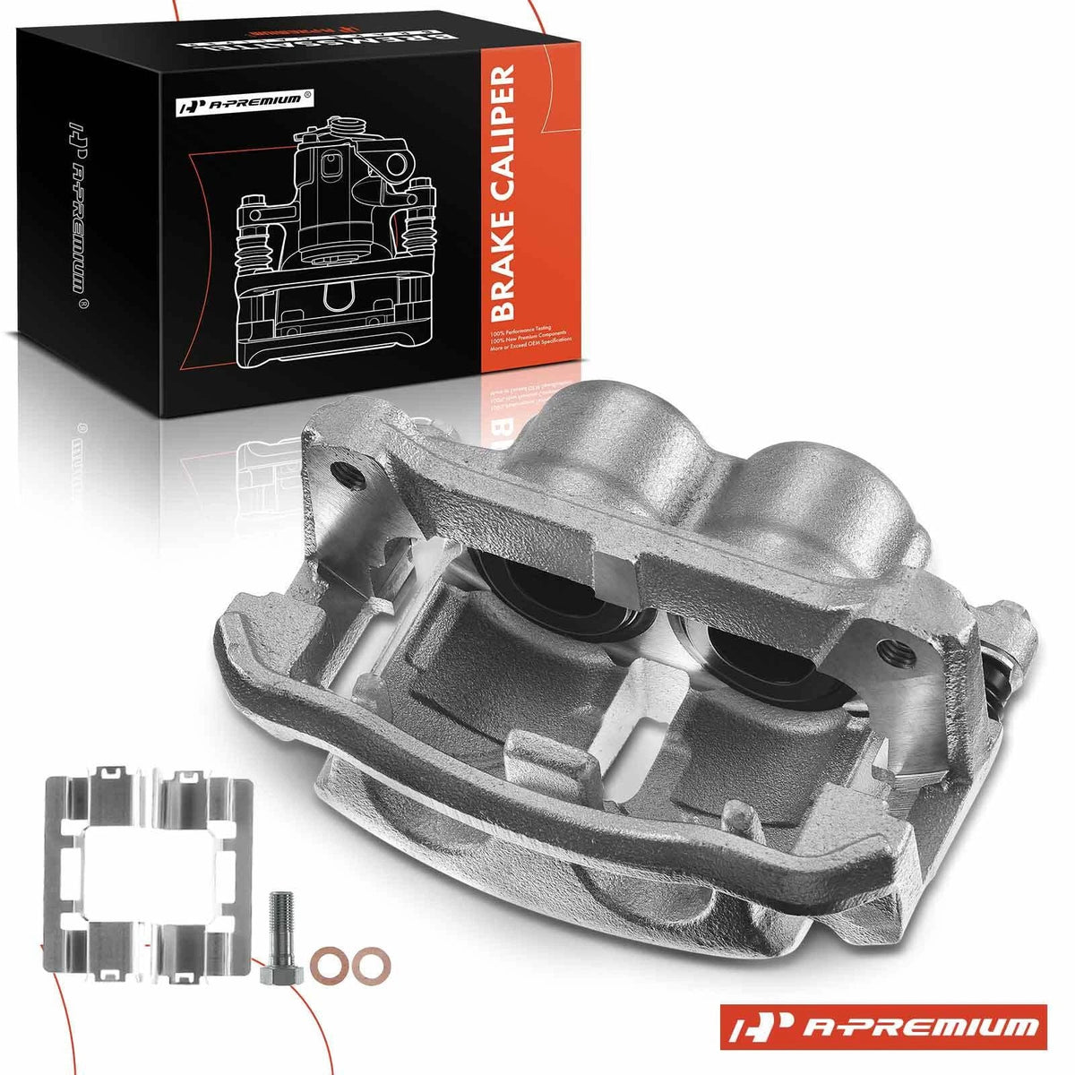 Front Left Brake Caliper with Bracket for Ford F-150 (2009–2014)