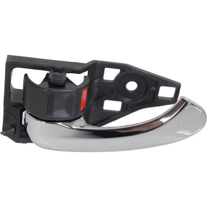 Door Handle Set of 2 for Toyota Camry (2007–2011) Black Knob/Chrome Lever