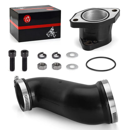 Intake Manifold Boot Joint and Air Box Cleaner for Yamaha Warrior 350 1987-2004