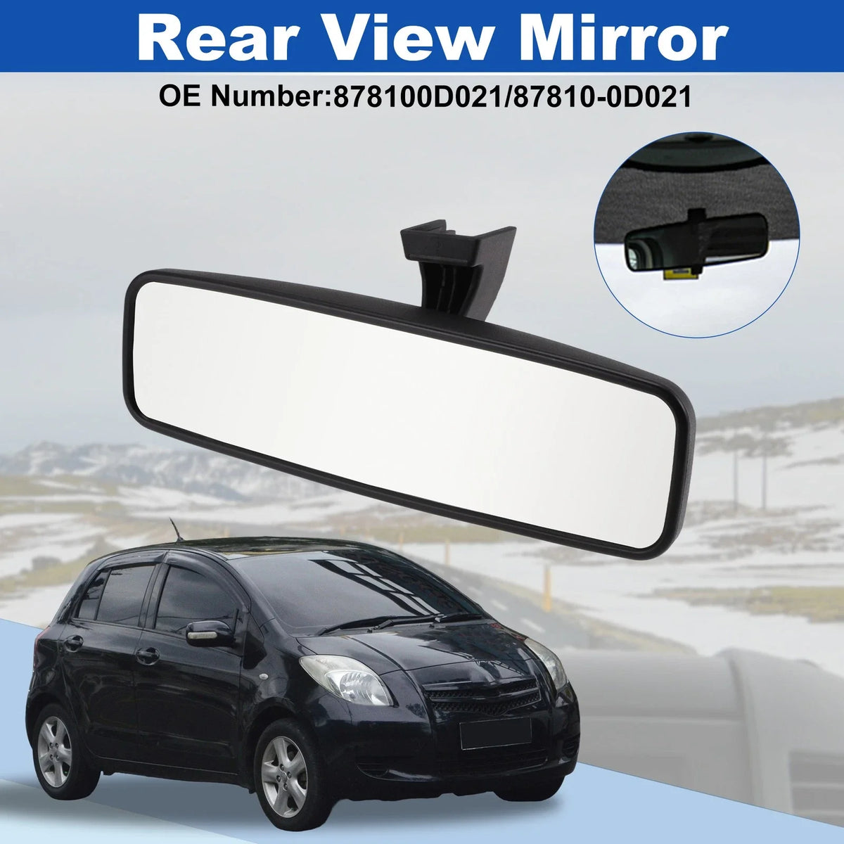 Interior Rearview Mirror for Toyota Corolla (2002–2007) 878100D021