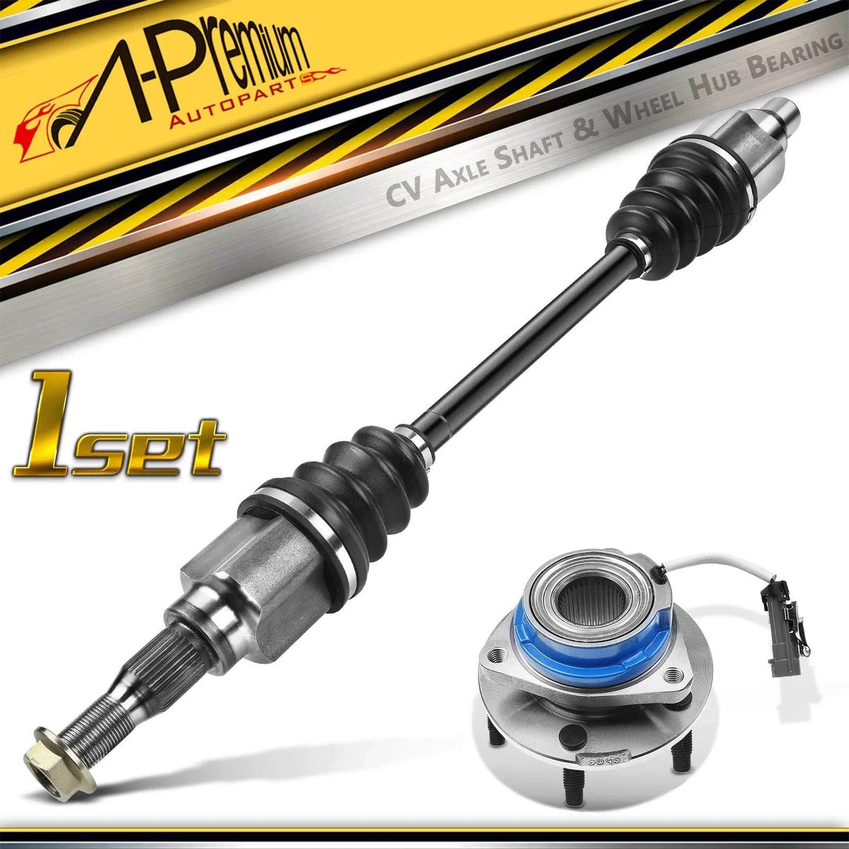 CV Axle Assembly + Wheel Hub Bearing for Buick Rendezvous (2002–2006)