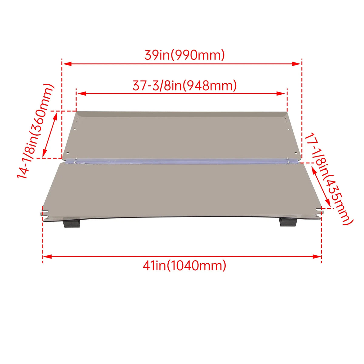 Folding Tinted Windshield for EZGO TXT (1994–2013)