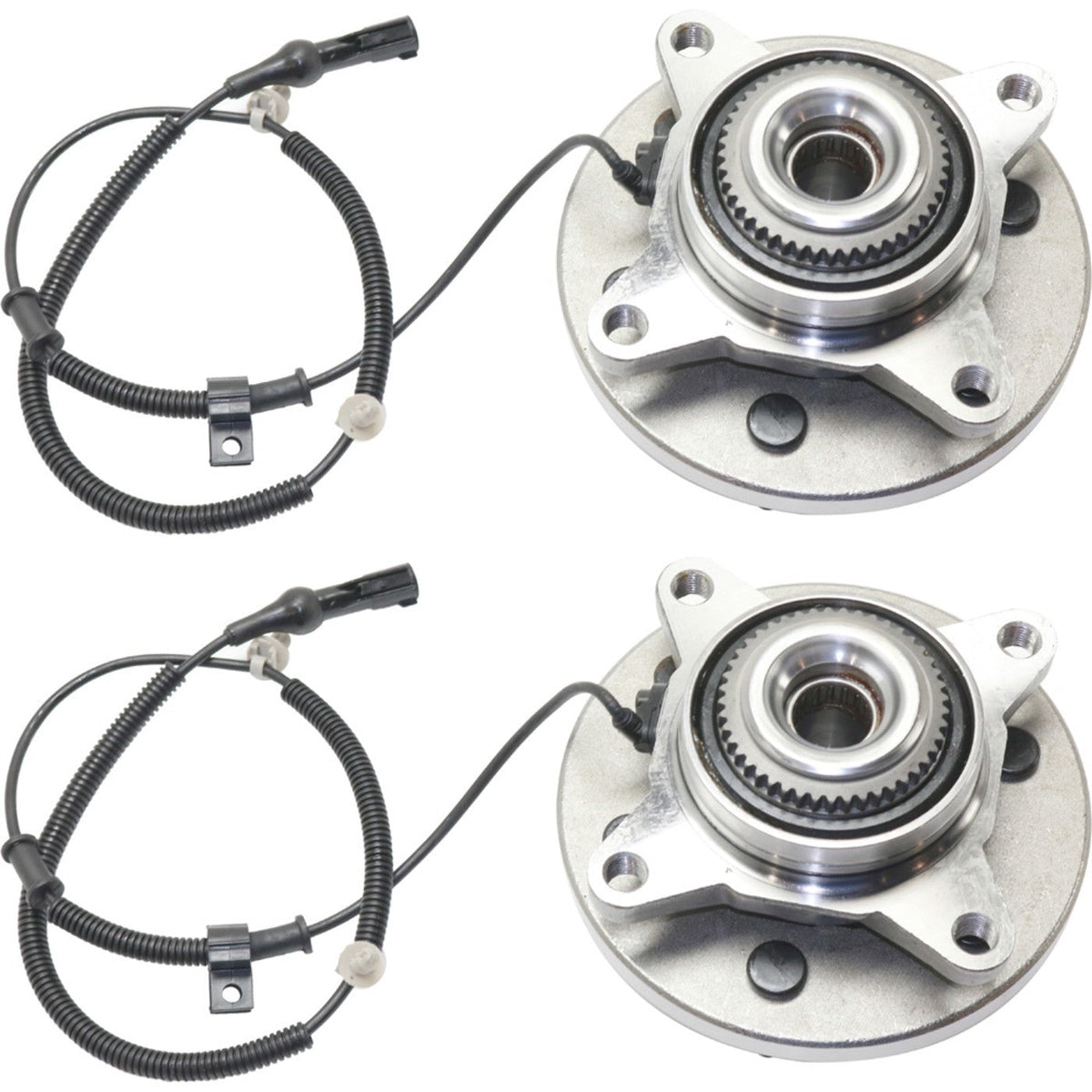 Front Hubs with Bearing & Sensor for Ford F-150 (2009-2010) - Set of 2