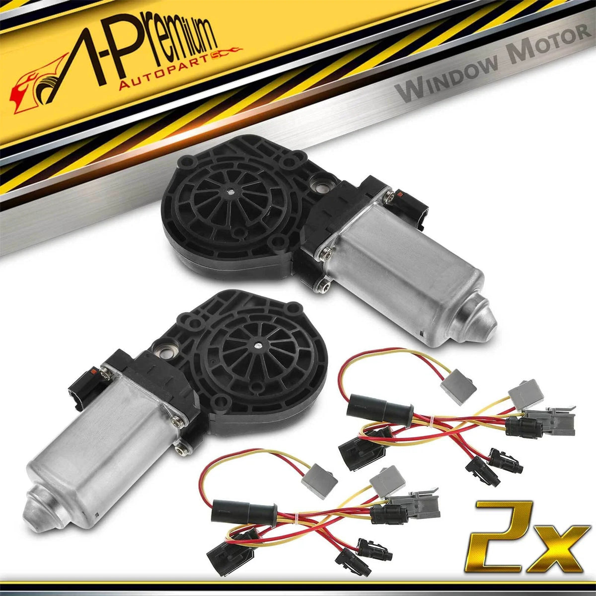 2X Rear Window Motor for Ford Explorer (1995–2001)