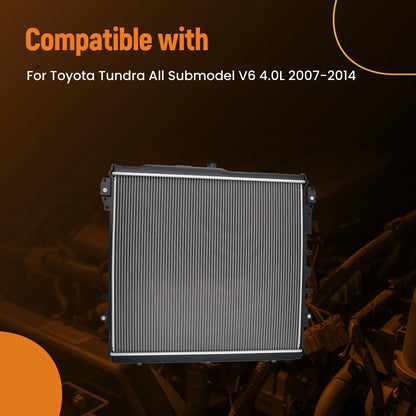 2007-2014 Toyota Tundra V6 4.0L Aluminum Radiator Assembly