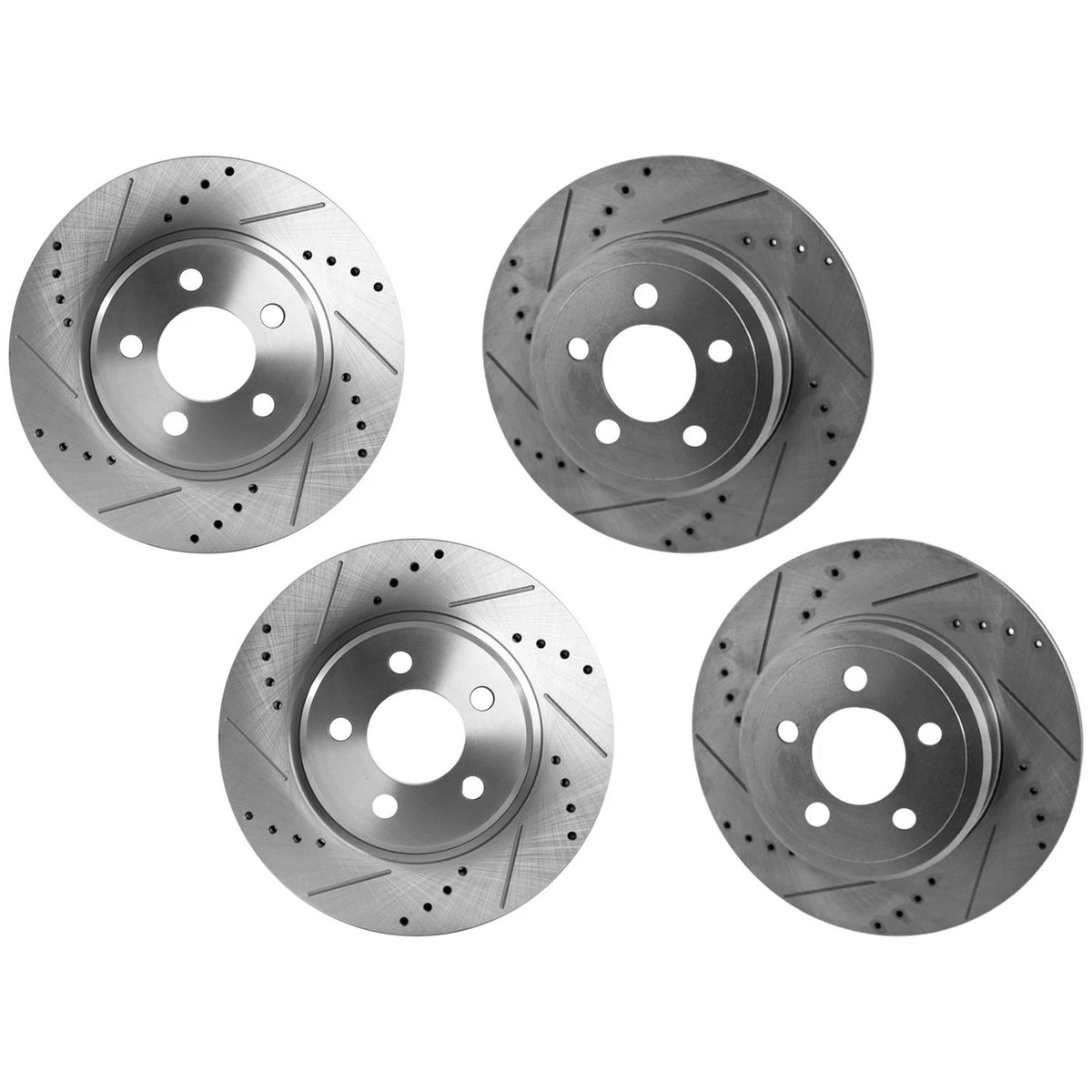 Front & Rear Brake Disc Rotors for Dodge Charger Challenger (2012–2016)