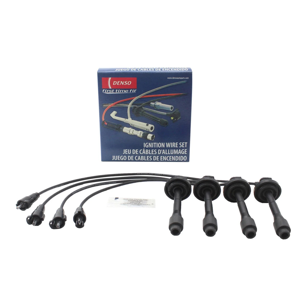 Ignition Wire Set 5mm for Chevy Prizm, Toyota Corolla 1.8L L4 (1998–2002) 671-4169