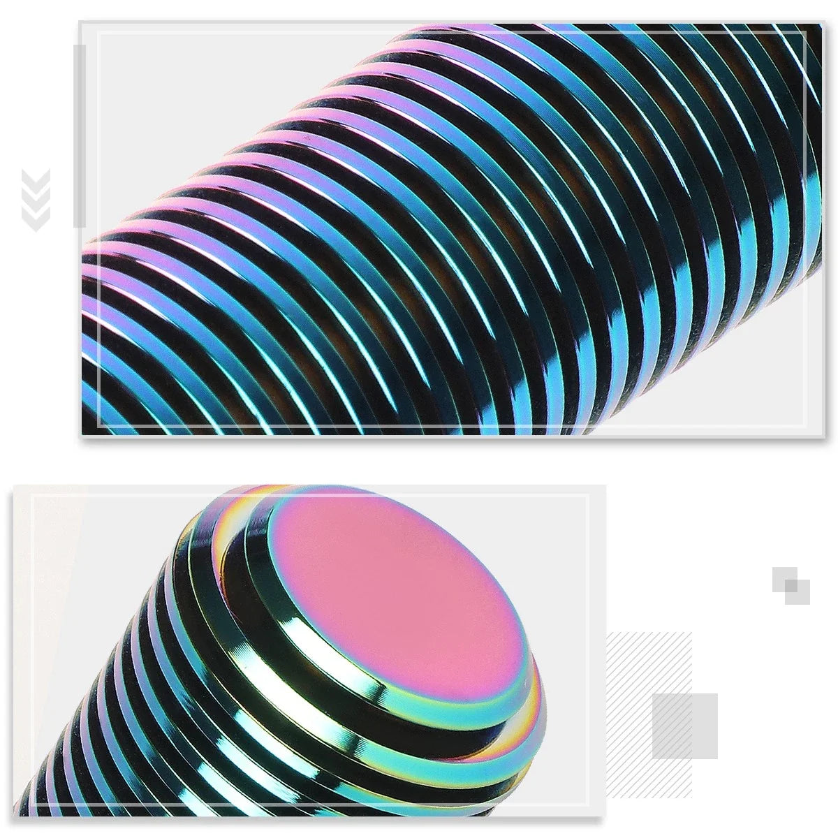 Universal NRG SK-700MC Neochrome Short Curvy Shift Knob 2000-2023