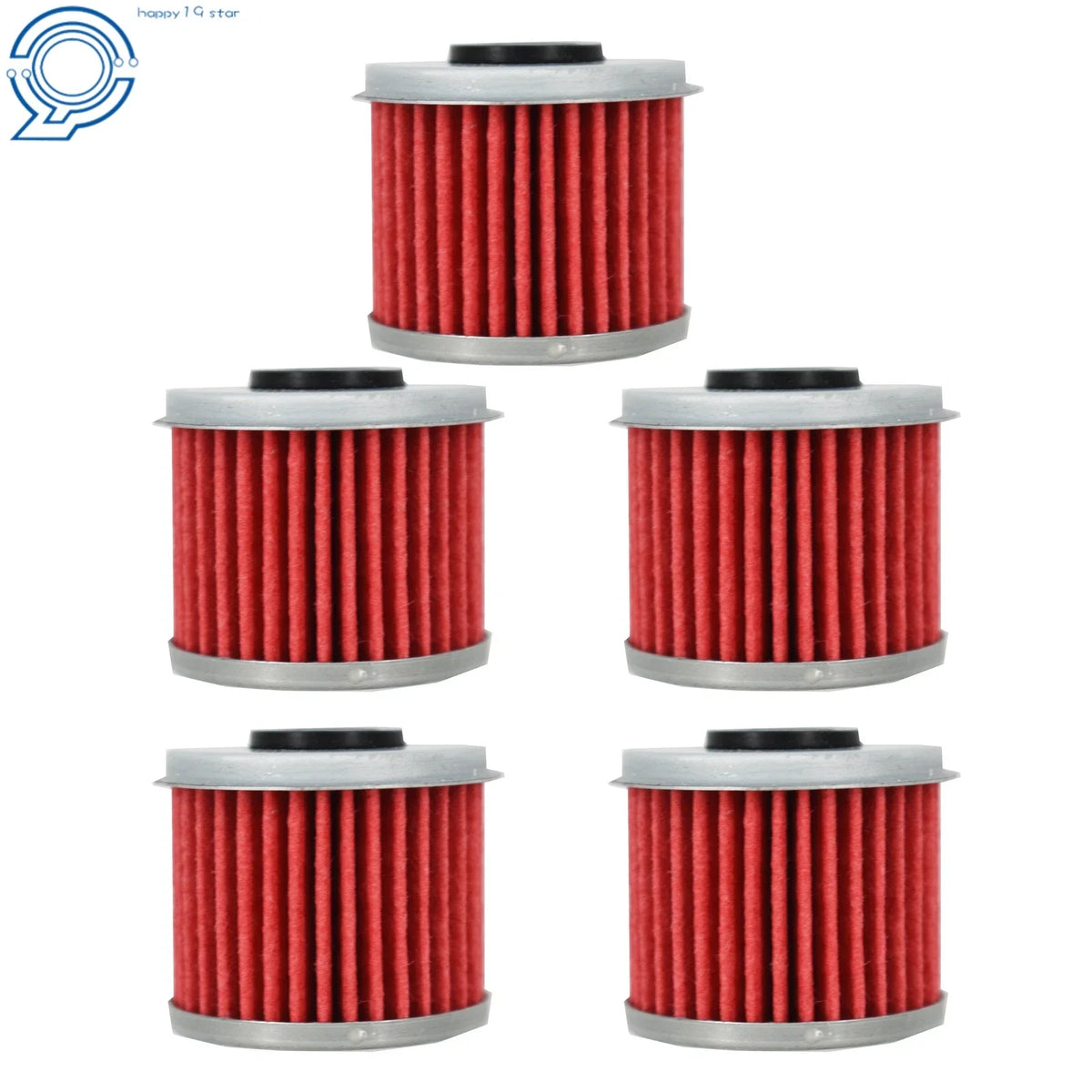 Set of 5 Oil Filters for Honda CRF 150R 250R 450R 250X 450X (2007–2023)