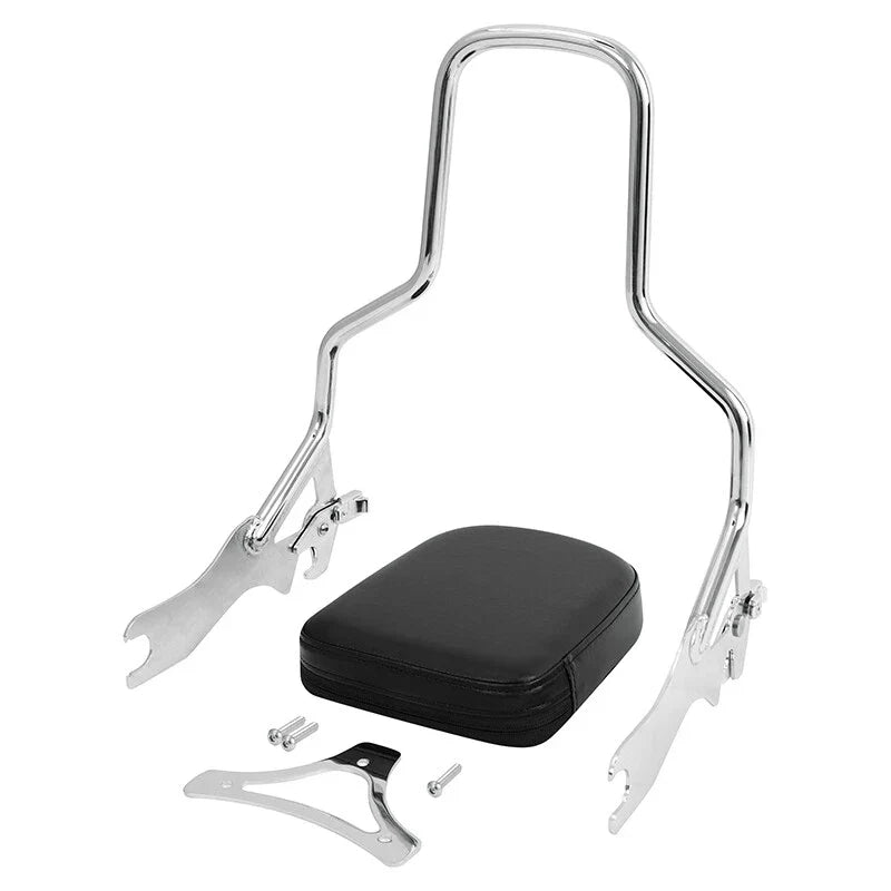 Backrest Sissy Bar Chrome for Harley FXFB FXFBS Softail 2018-2025