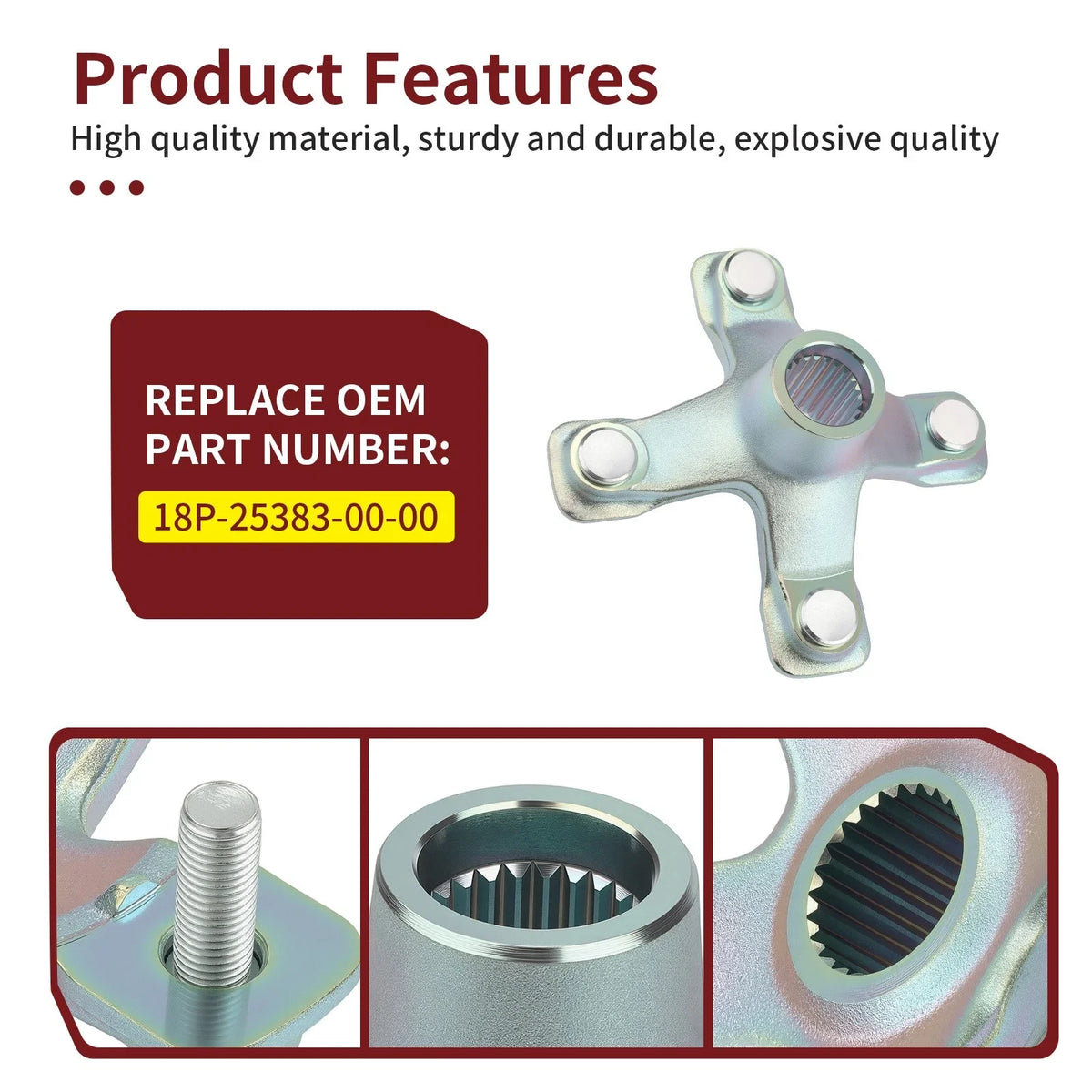 2Pcs Rear Wheel Hub for Yamaha YFZ450R SE (2009–2024)