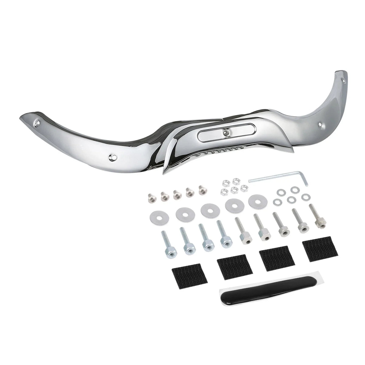 Windshield Trim (Chrome/Black) for 2004–2013 Harley Touring CVO Road Glide