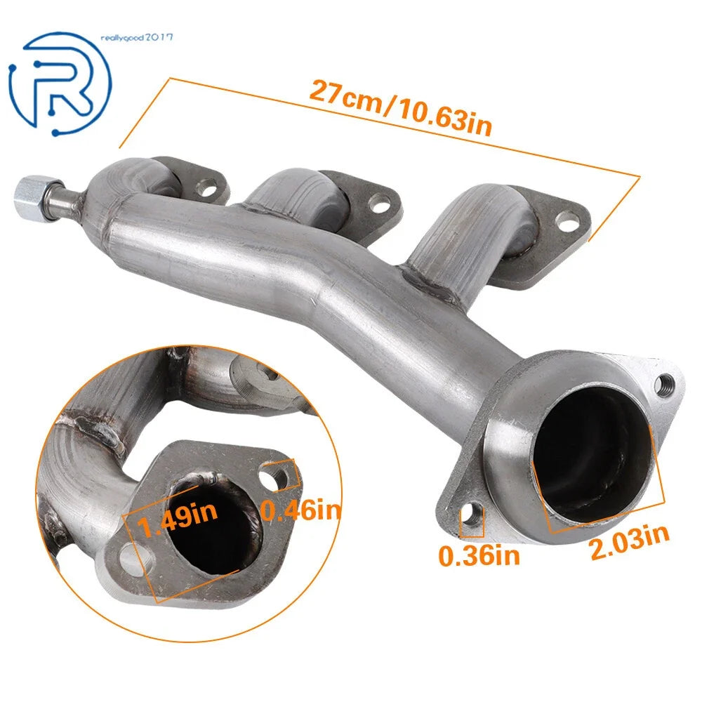 Exhaust Manifold w/ Gasket Kit Left Side for Ford Mustang 3.8L 3.9L (1999–2004)