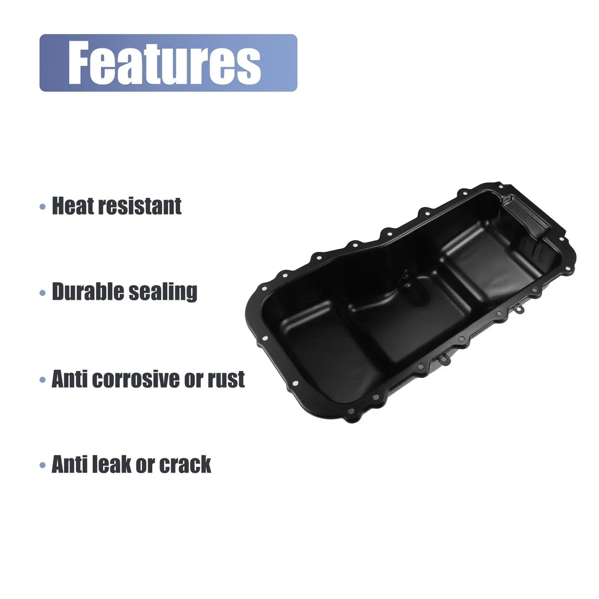 Engine Oil Pan - 2 Replacement Parts for Dodge Grand Caravan 2001-2010