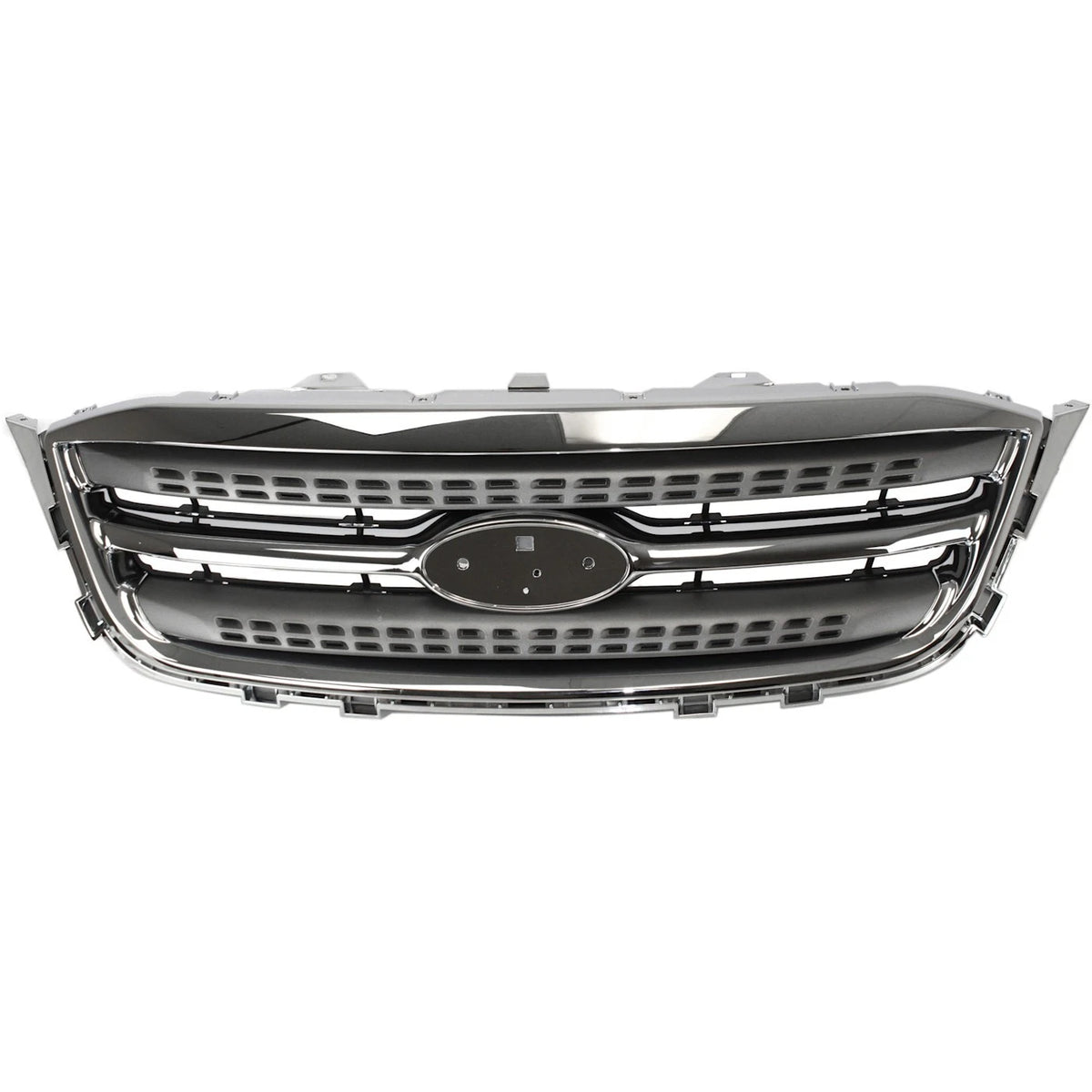 Grille Chrome Shell and Gray Insert for Ford Taurus (2010–2012)