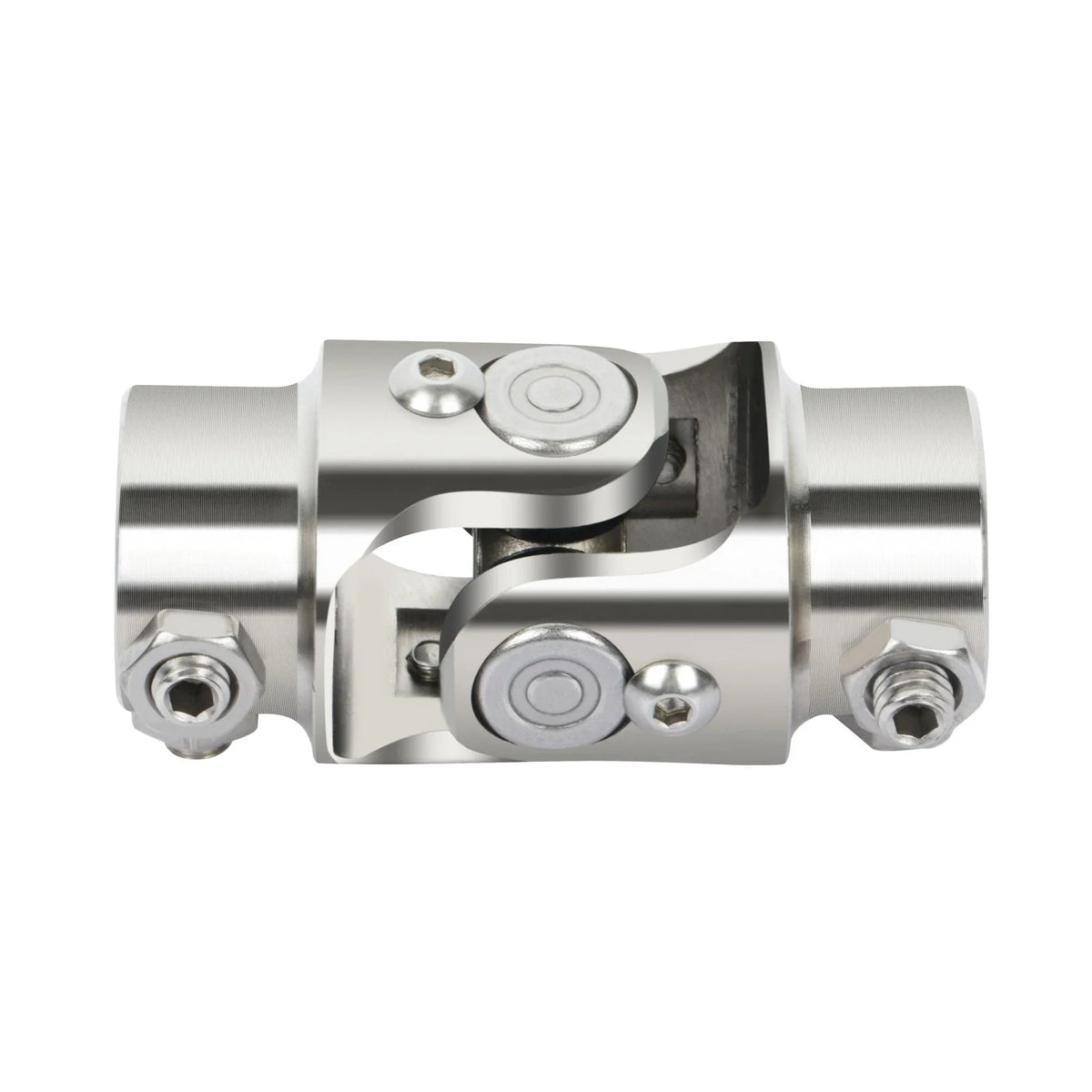 Steering U-Joint Shaft - Chrome Finish, 3/4 Inch DD