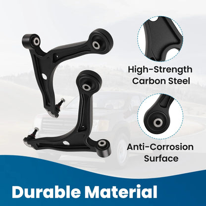 Front Control Arms w/Ball Joints for Honda Ridgeline 2006-2014 Suspension
