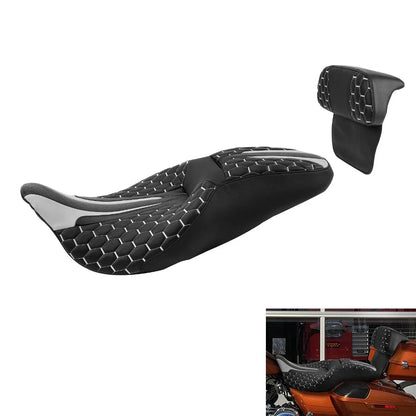 Driver & Passenger Seat Backrest for 2014-2023 Harley Street Glide