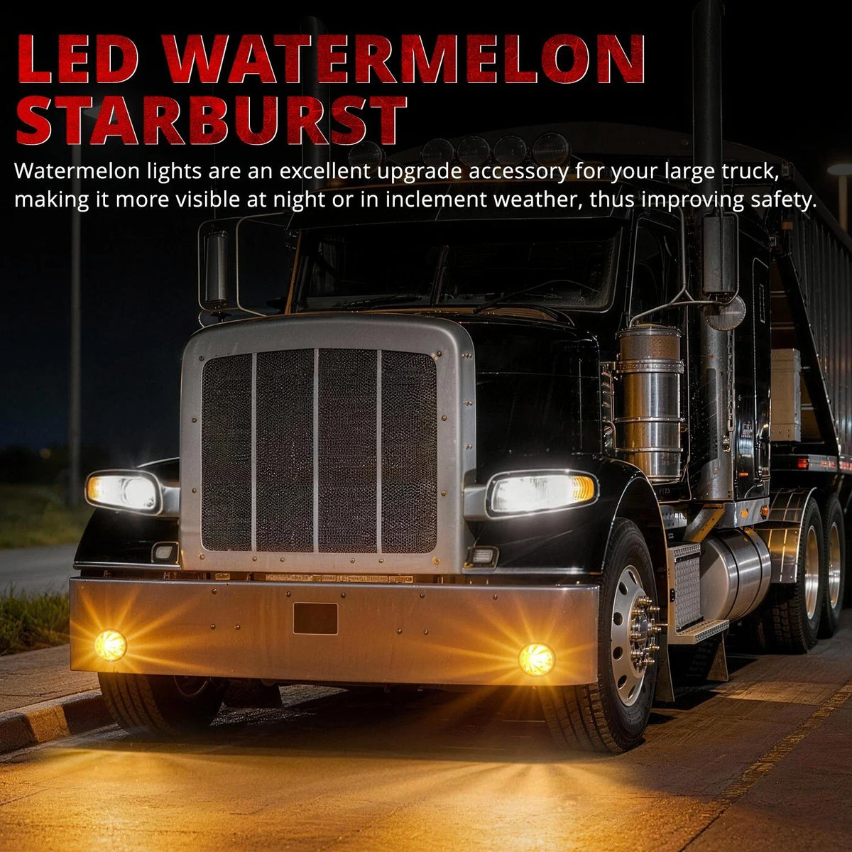 8pcs Chrome Clear LED Side Marker Light Assembly for