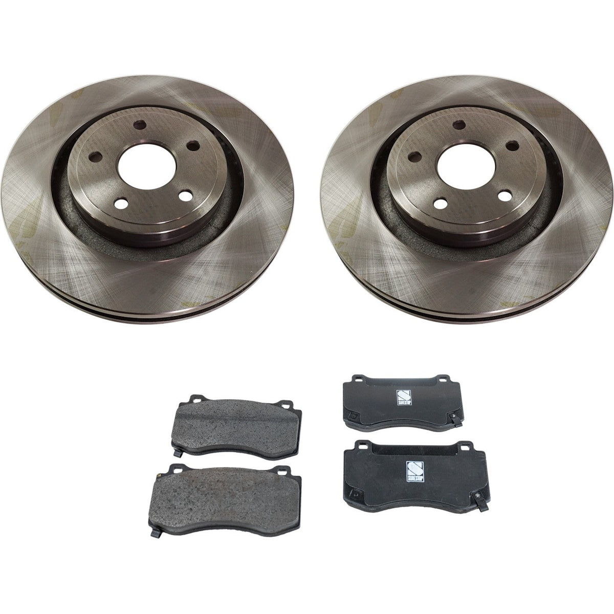 Brake Pad and Disc Set for Front Jeep Grand Cherokee 2006-2010 Semi-Metallic