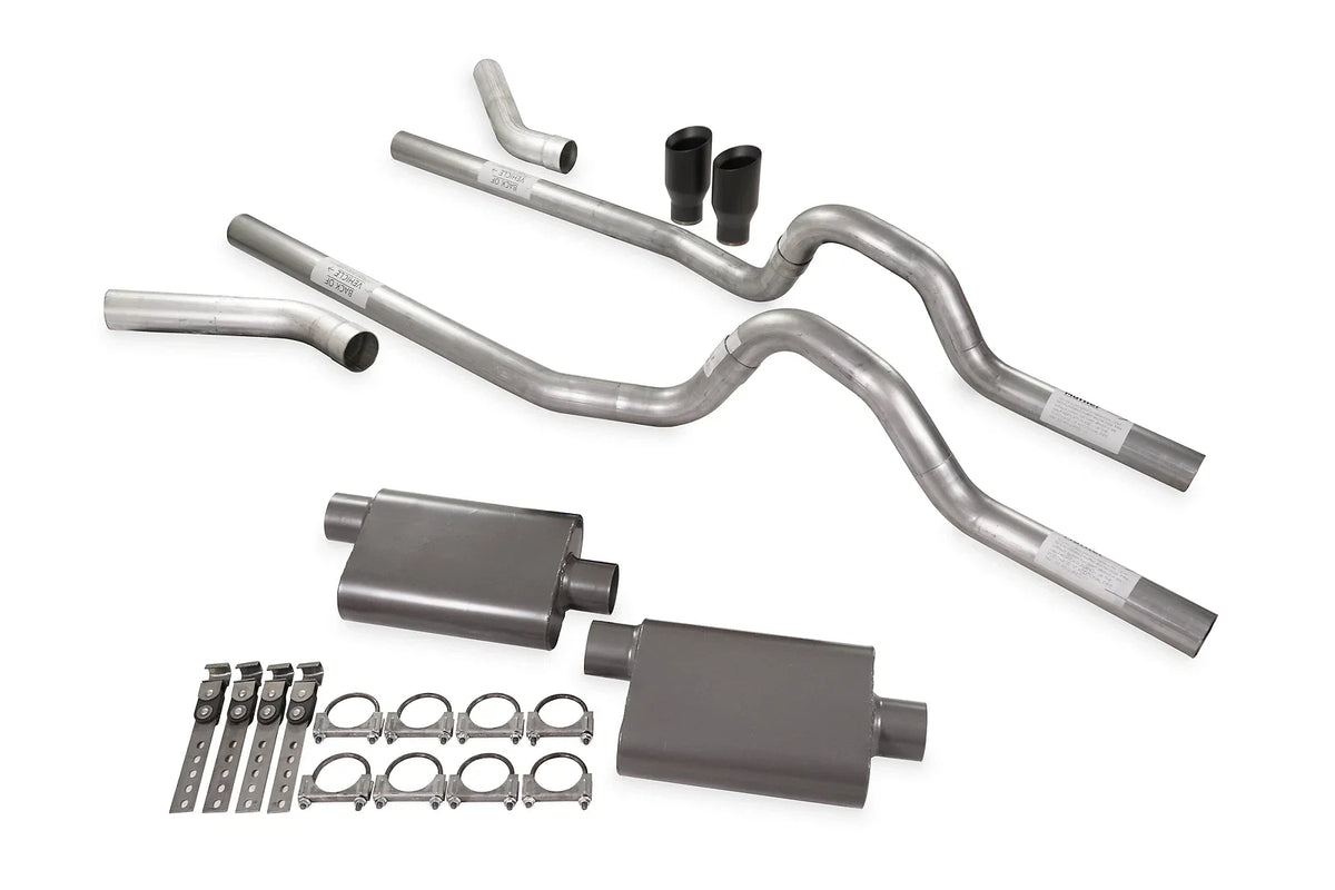 Exhaust Kit 3" Dual Chamber Corner Exit for GM C/K 10 (1981-1987)