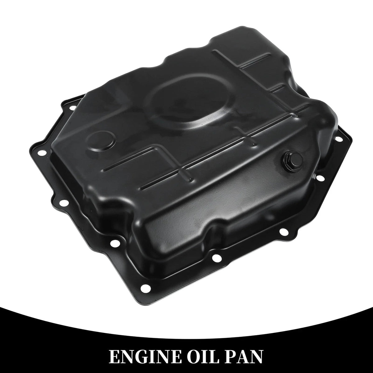 Engine Oil Pan No. 52852912AA/52852912AC for Dodge Challenger (2009–2010) Black