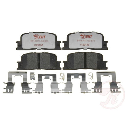 Set of 4 Brake Pads for Toyota Camry (2002–2006) Rear FWD