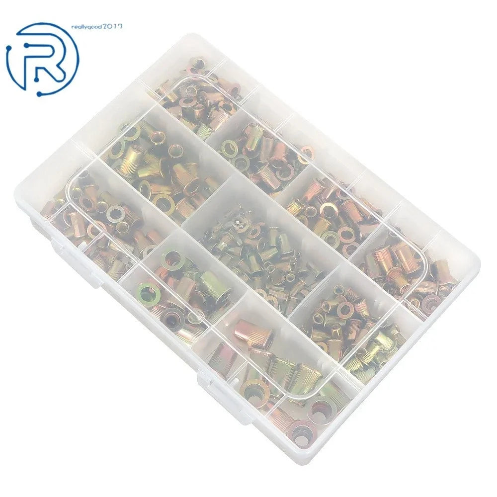 Rivet Nut Kit for Metric Applications (300 Pack)