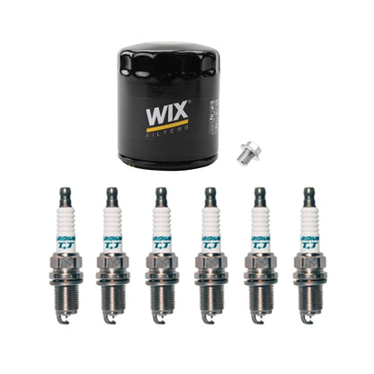 Wix Engine Oil Filter & Denso Spark Plug Kit for 4Runner T100 Tacoma Tundra (1995–2004)