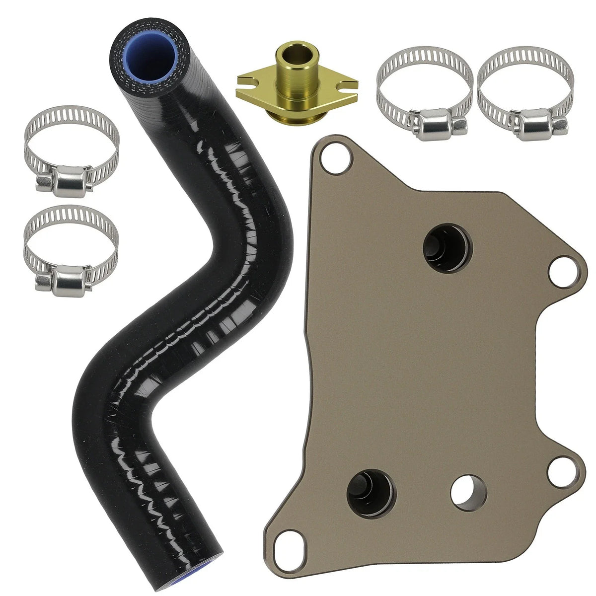 AN10 Oil Filter Adapter for VW Audi EA888 (2008-2023) Sandwich Cooler