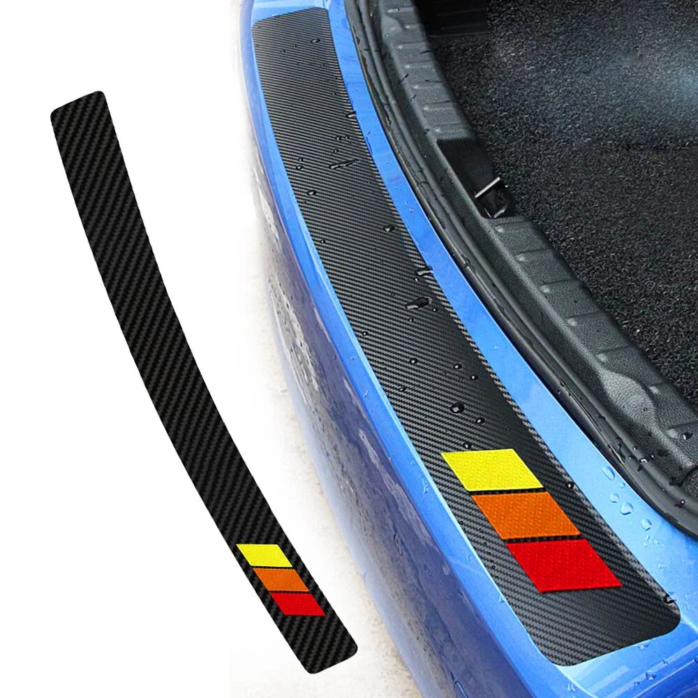 Rear Bumper Rubber Pad Guard Plate Kit for Make Model