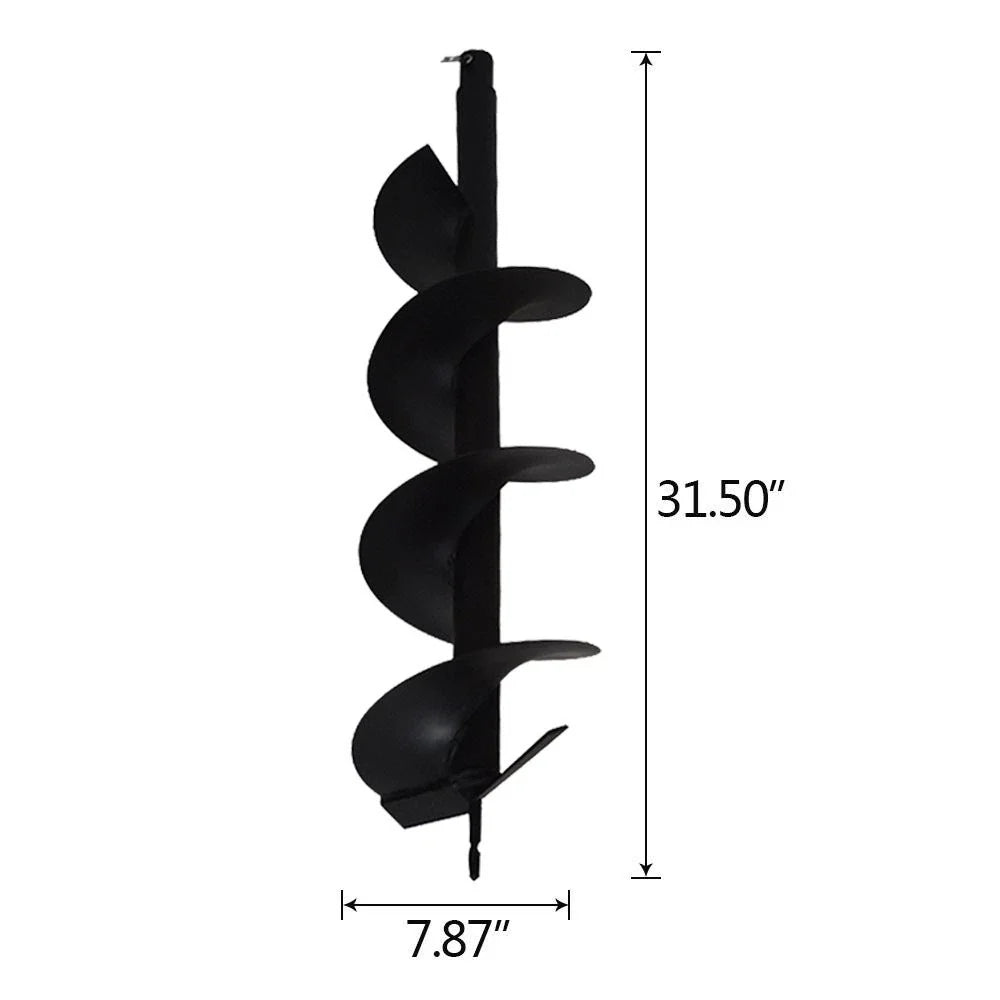 8" Earth Auger Drill Bits for Gas Powered Post Hole Digger (Gas)