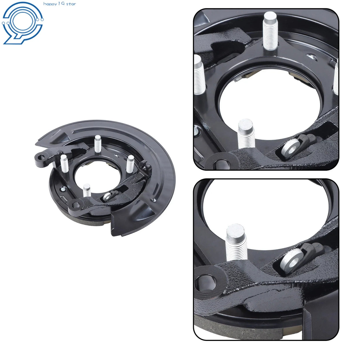 Rear Brake Assembly for Parking with Backing Plate - Dodge Ram 2500 3500