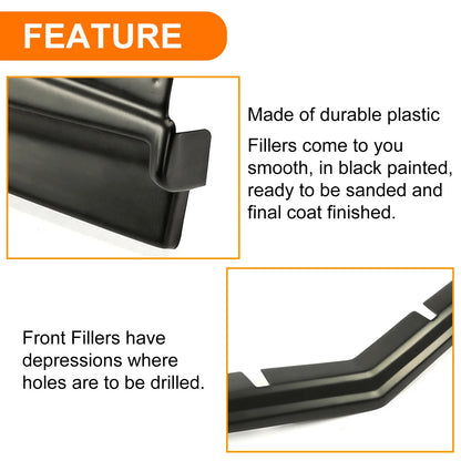 Bumper Fillers Set of 2 Front RH LH for Buick Riviera (1979–1985)