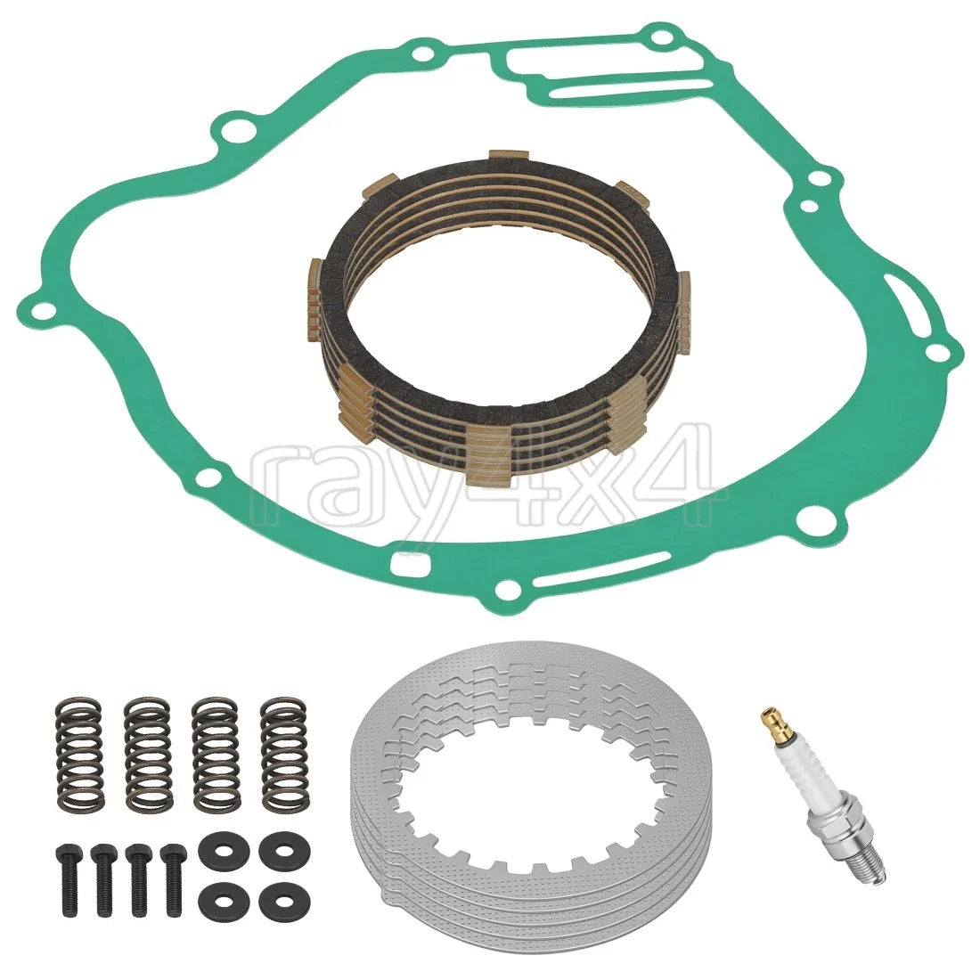 Clutch Plates Kit for Yamaha TTR125 TTR125E TTR125L TTR125LE (2000–2023)