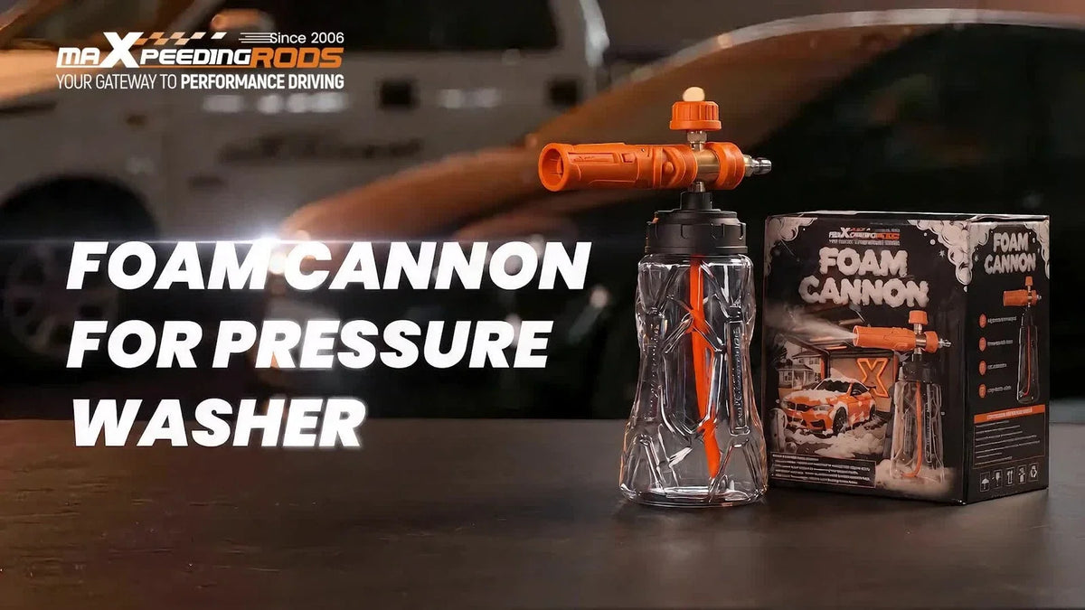 Foam Cannon for Pressure Washer (Adjustable, Wide Neck)