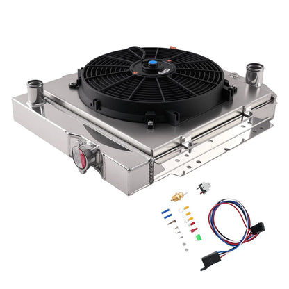 Radiator Fan Shroud, 3 Row Aluminum for Ford Falcon/Mercury V8 1960-1965